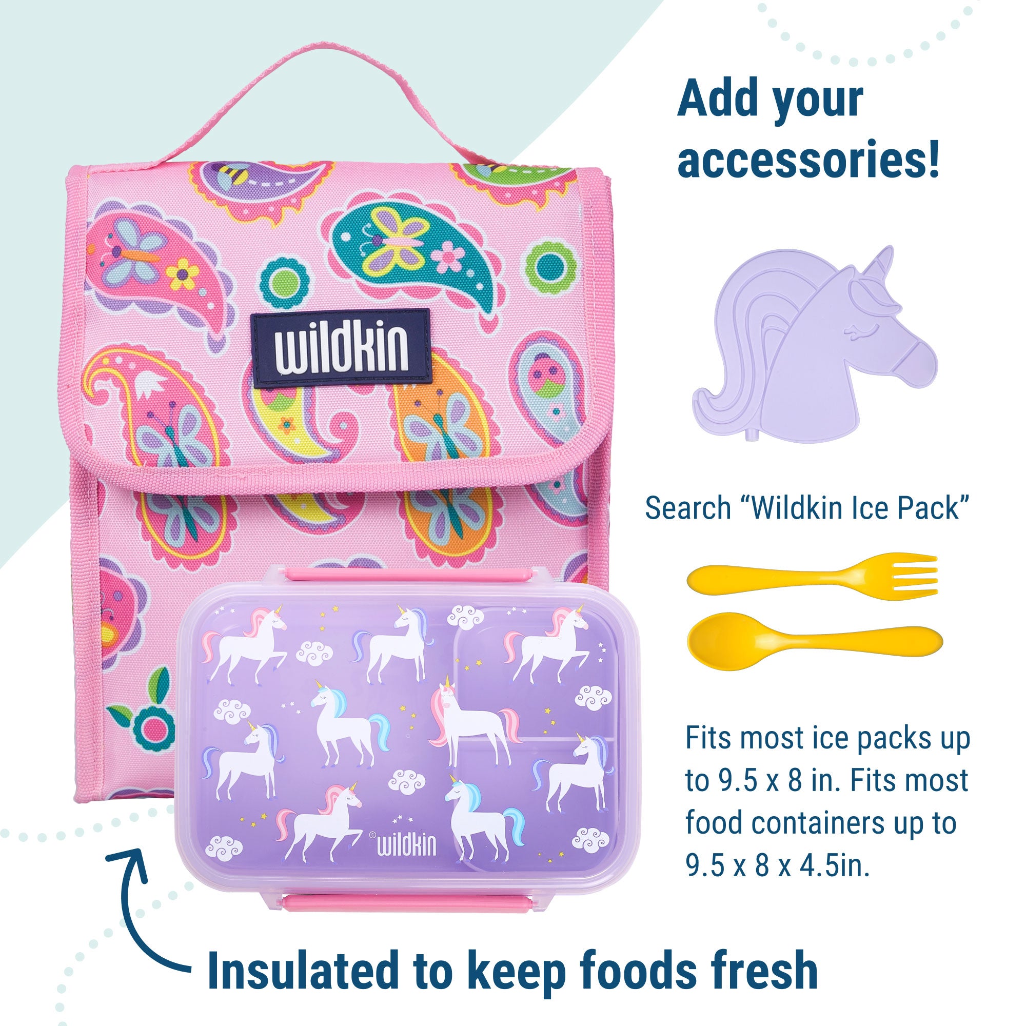 Paisley Lunch Bag