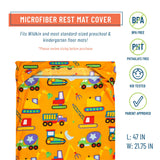 Under Construction Microfiber Rest Mat Cover