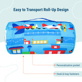 Trains, Planes & Trucks Microfiber Kids Nap Mat