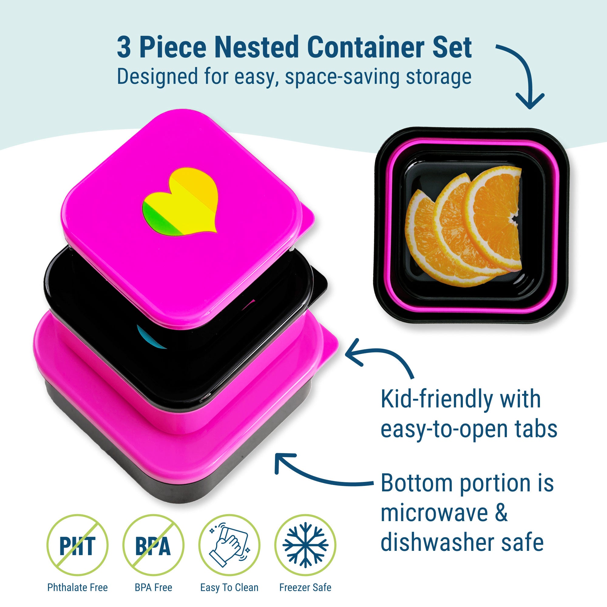 Nested Snack Containers