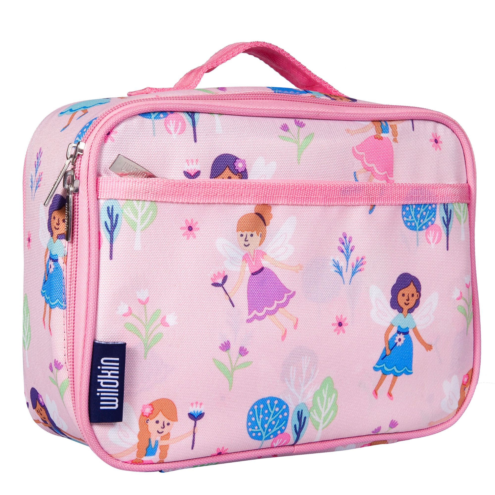 Kids Lunch Box for Girls and Boys Toddler Insulated Lunch Bag for School  (Pink Blue Rainbow) 