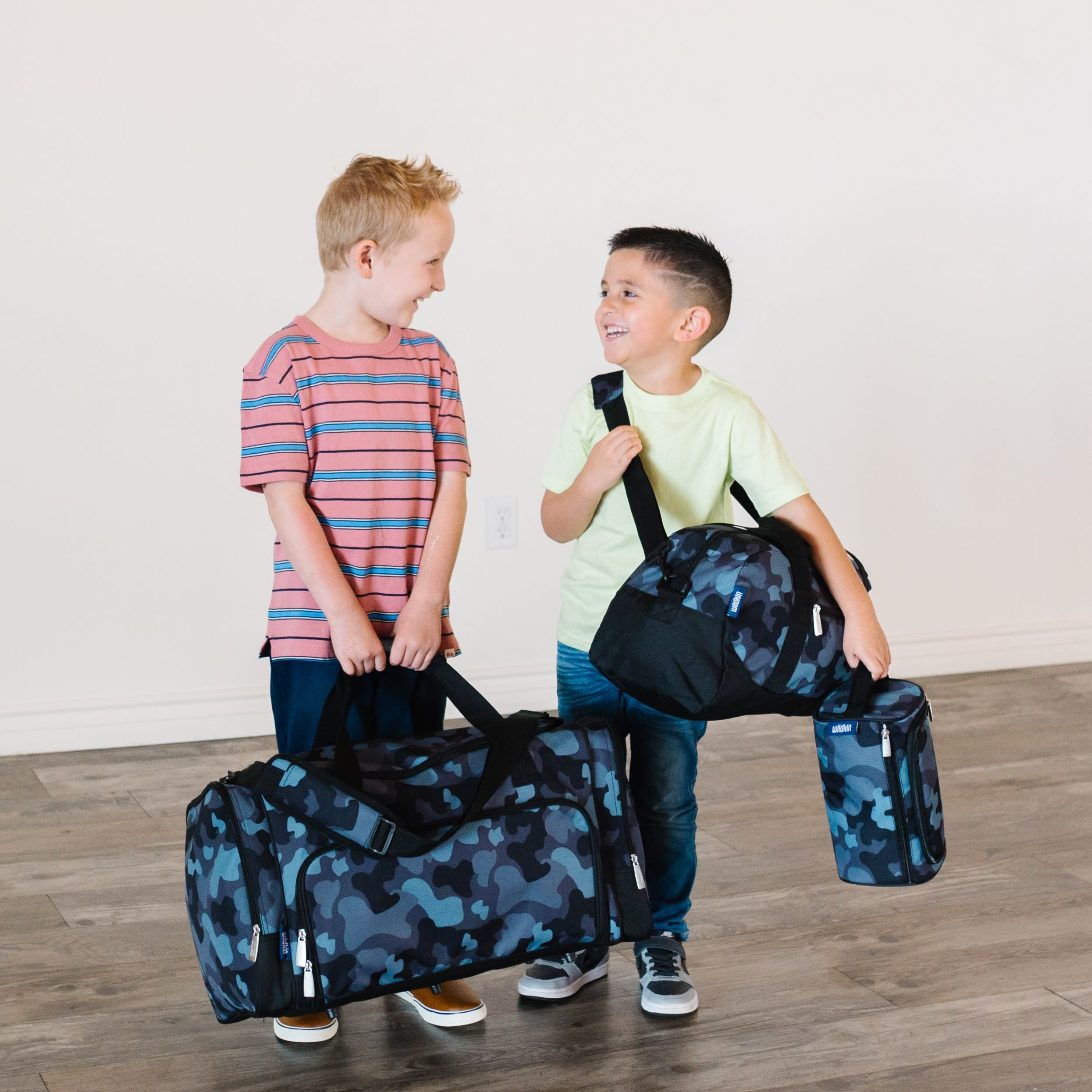 Black Camo Weekender Duffel Bag