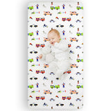 Heroes Microfiber Fitted Crib Sheet