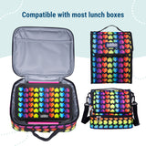 Rainbow Hearts Reusable Food Container Bento Box