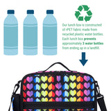 Rainbow Hearts ECO rPET Next Gen Lunch Box