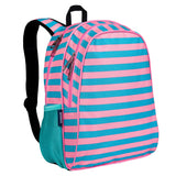 Pink Stripes 15 Inch Backpack