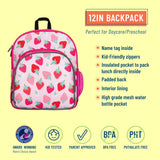 Strawberry Patch 12 Inch Backpack