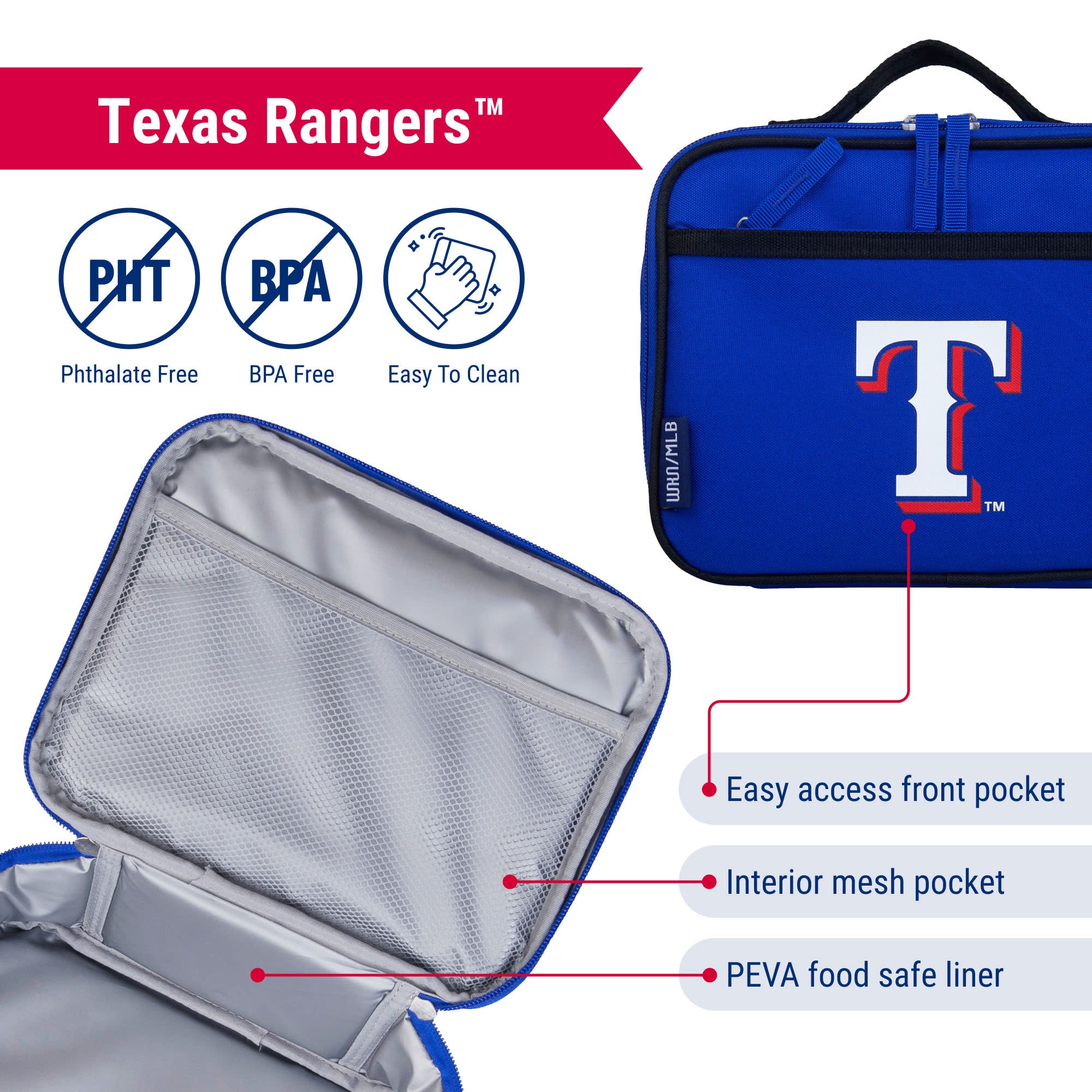 Texas Rangers™ Lunch Box