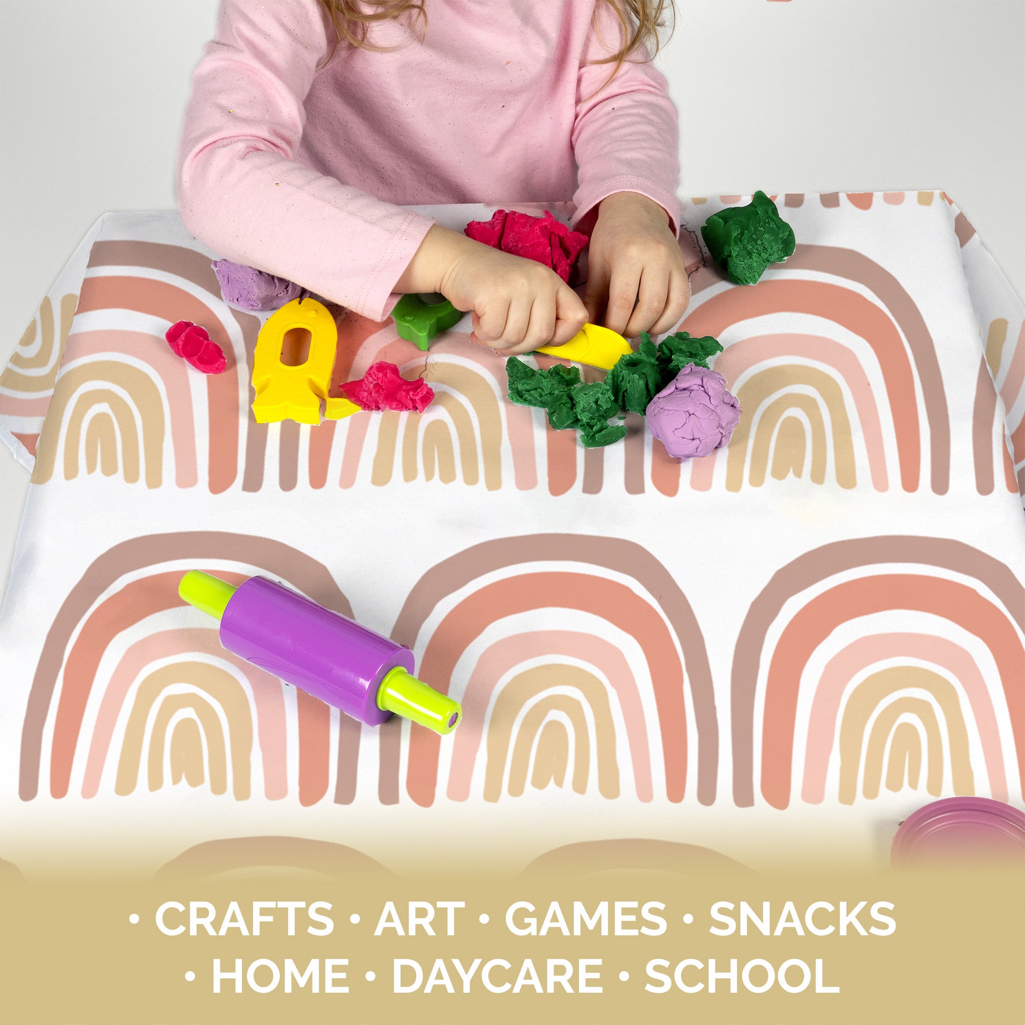 Baby Splat Mat - Boho Rainbow