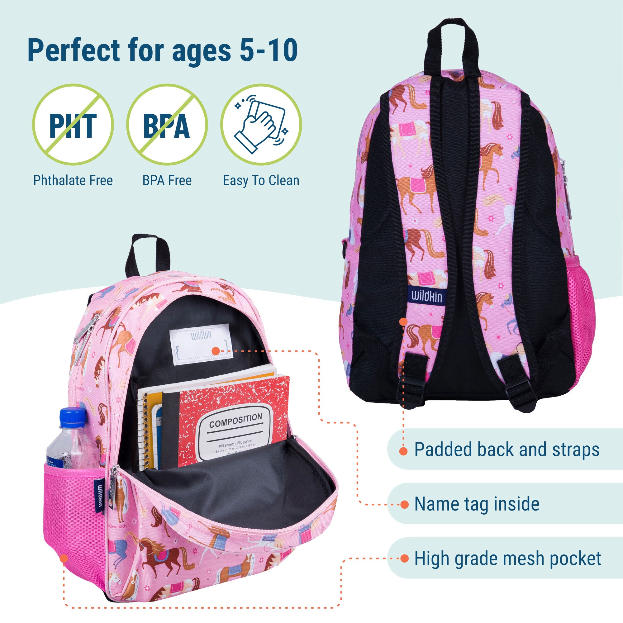 15 Inch Backpack - Girls
