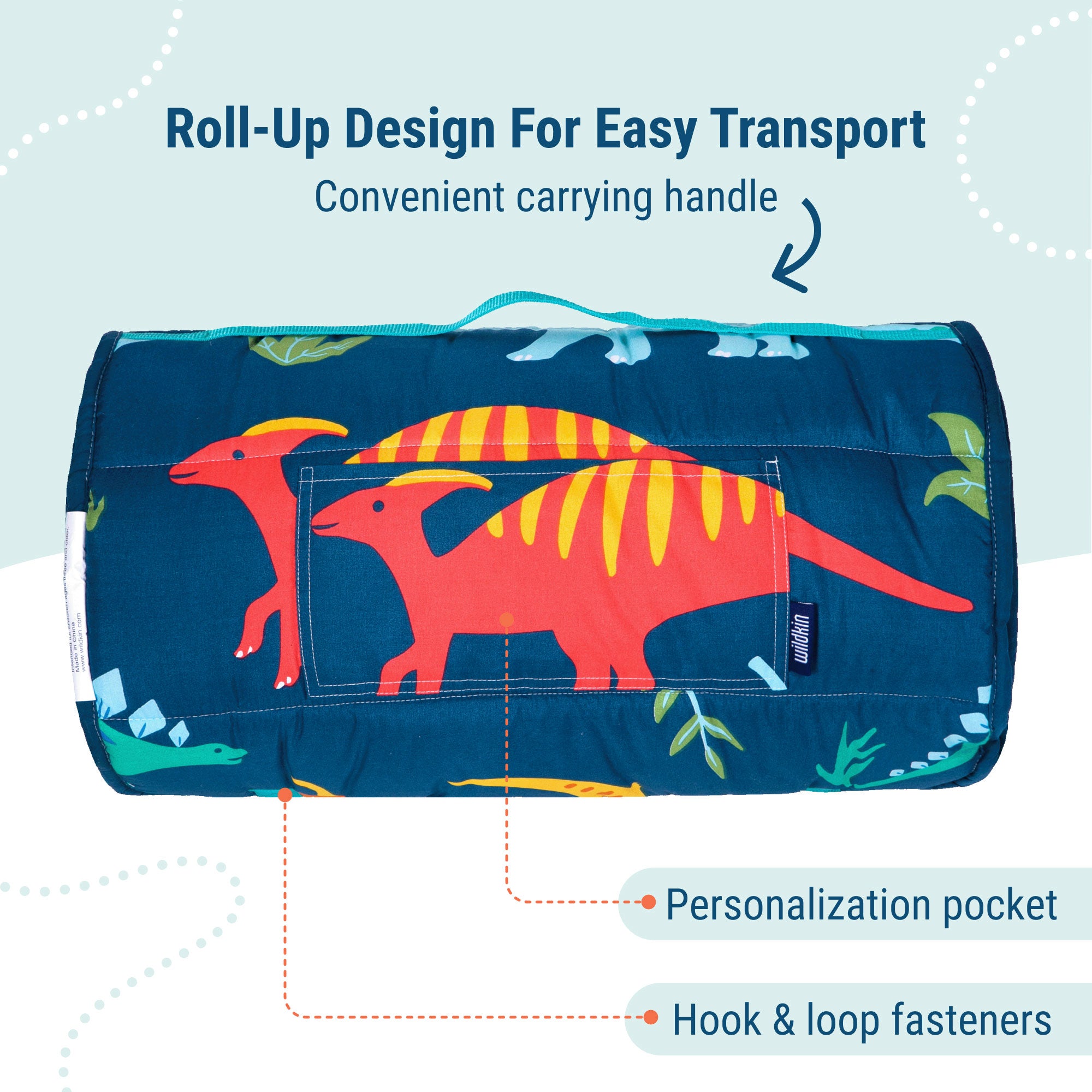 Jurassic Dinosaurs Microfiber Kids Nap Mat