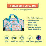 Confetti Peach Weekender Duffel Bag