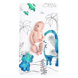 Dinosaur Fitted Mini Crib Sheet