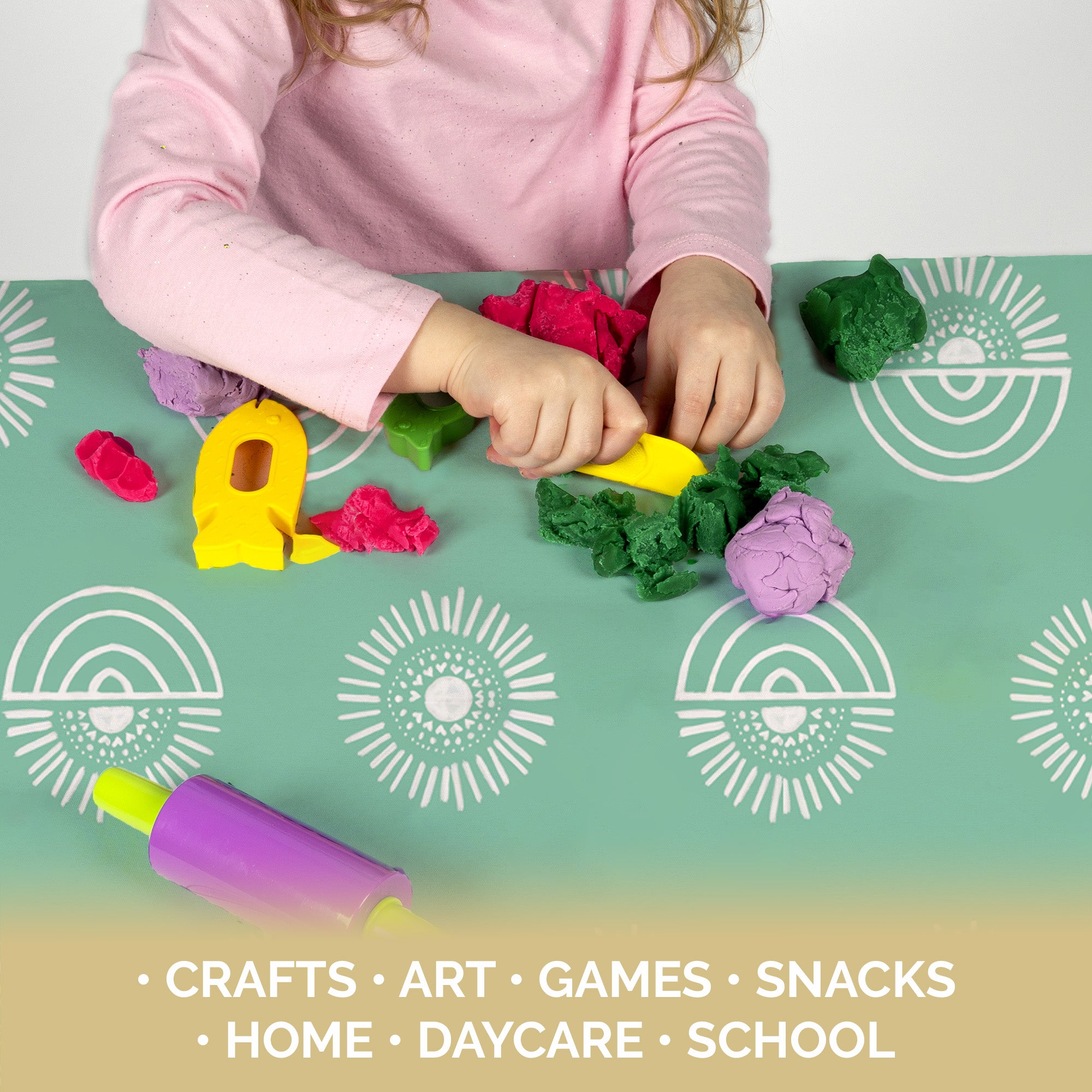 Baby Splat Mat - Rainbow Sun