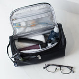 Rip-Stop Black Toiletry Bag