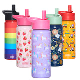 Unicorn 18 oz Steel Water Bottle