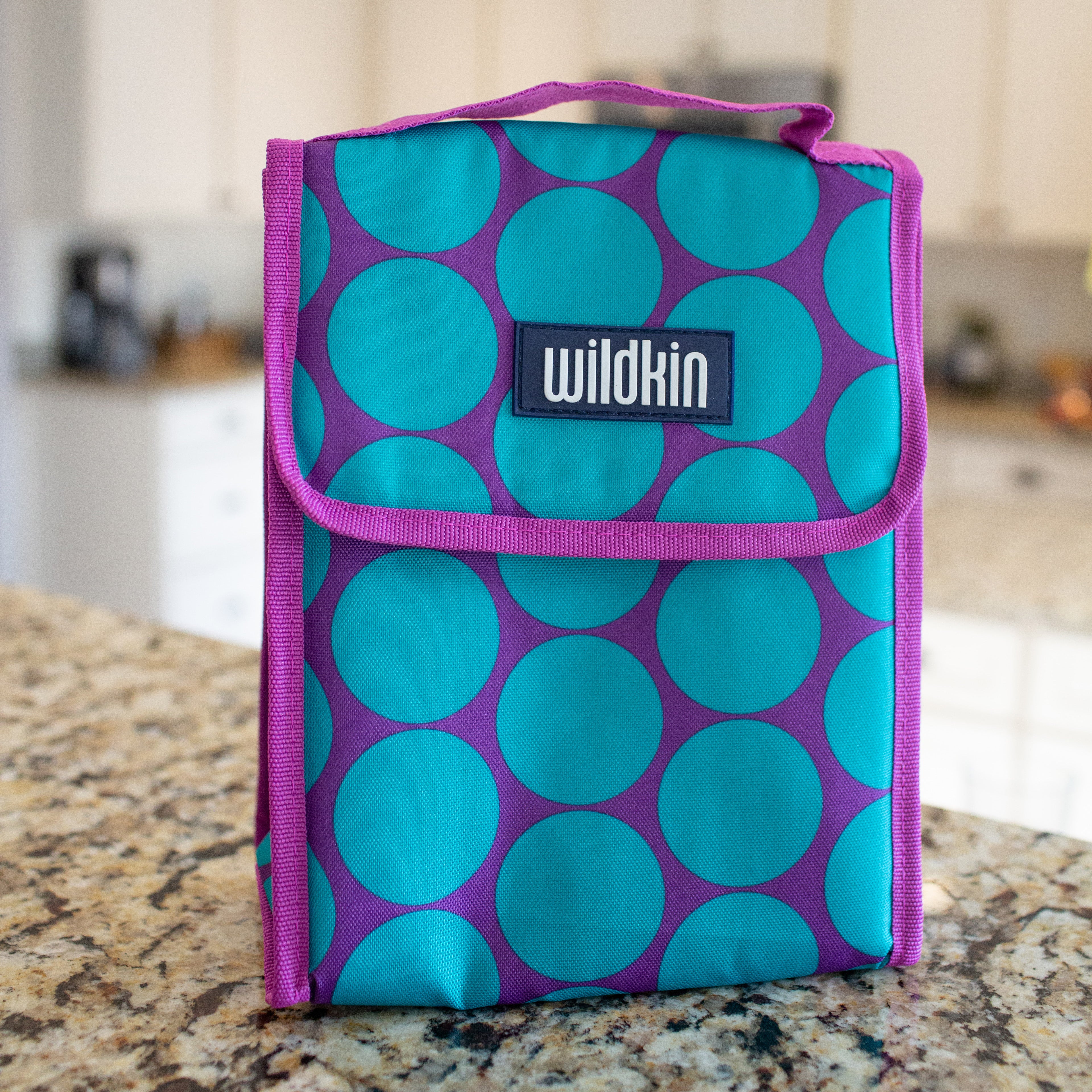 Big Dot Aqua Lunch Bag