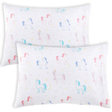 Unicorn 100% Cotton Flannel Pillow Cases - 2 pack