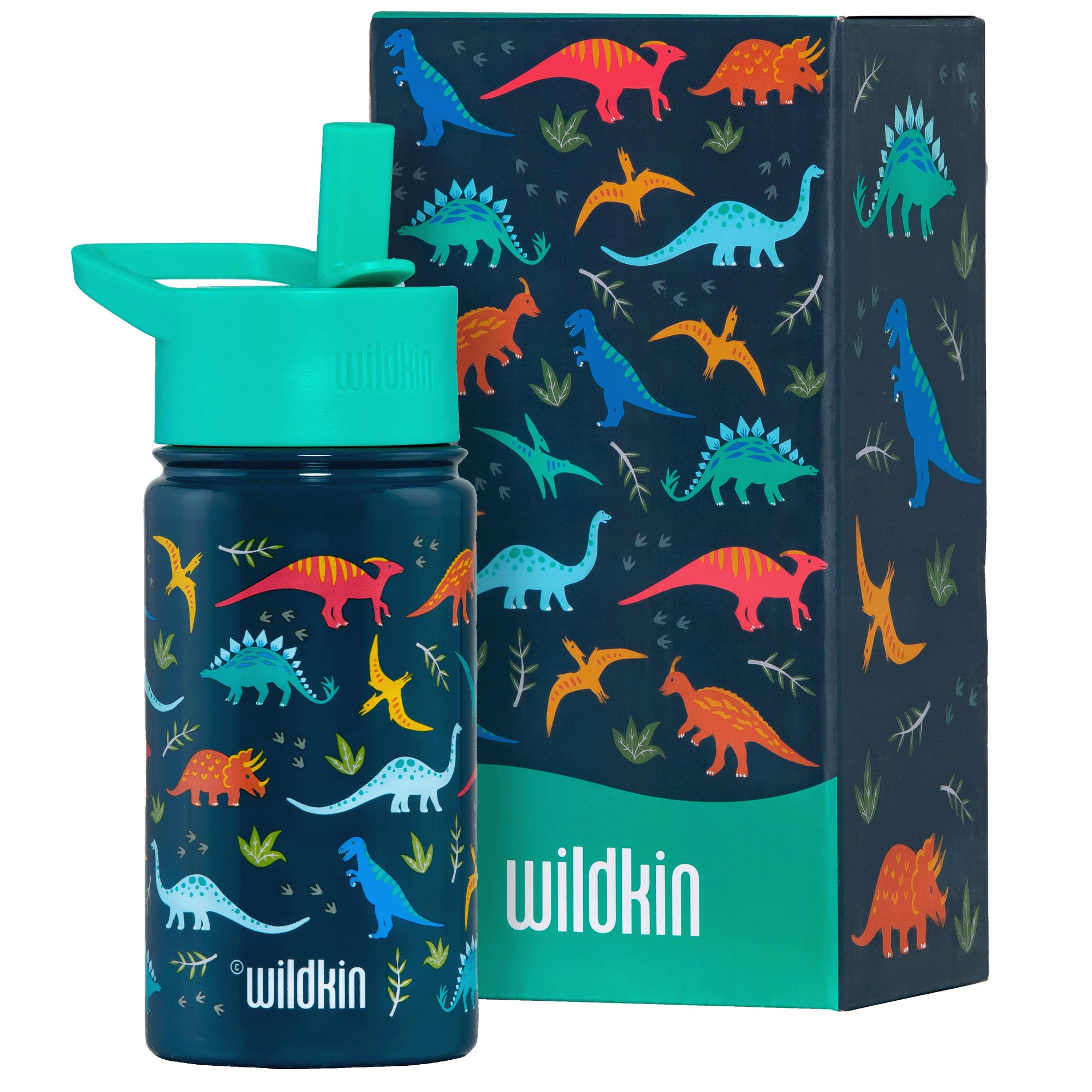 Jurassic Dinosaurs 14 oz Steel Water Bottle