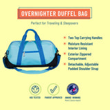 Aqua Overnighter Duffel Bag