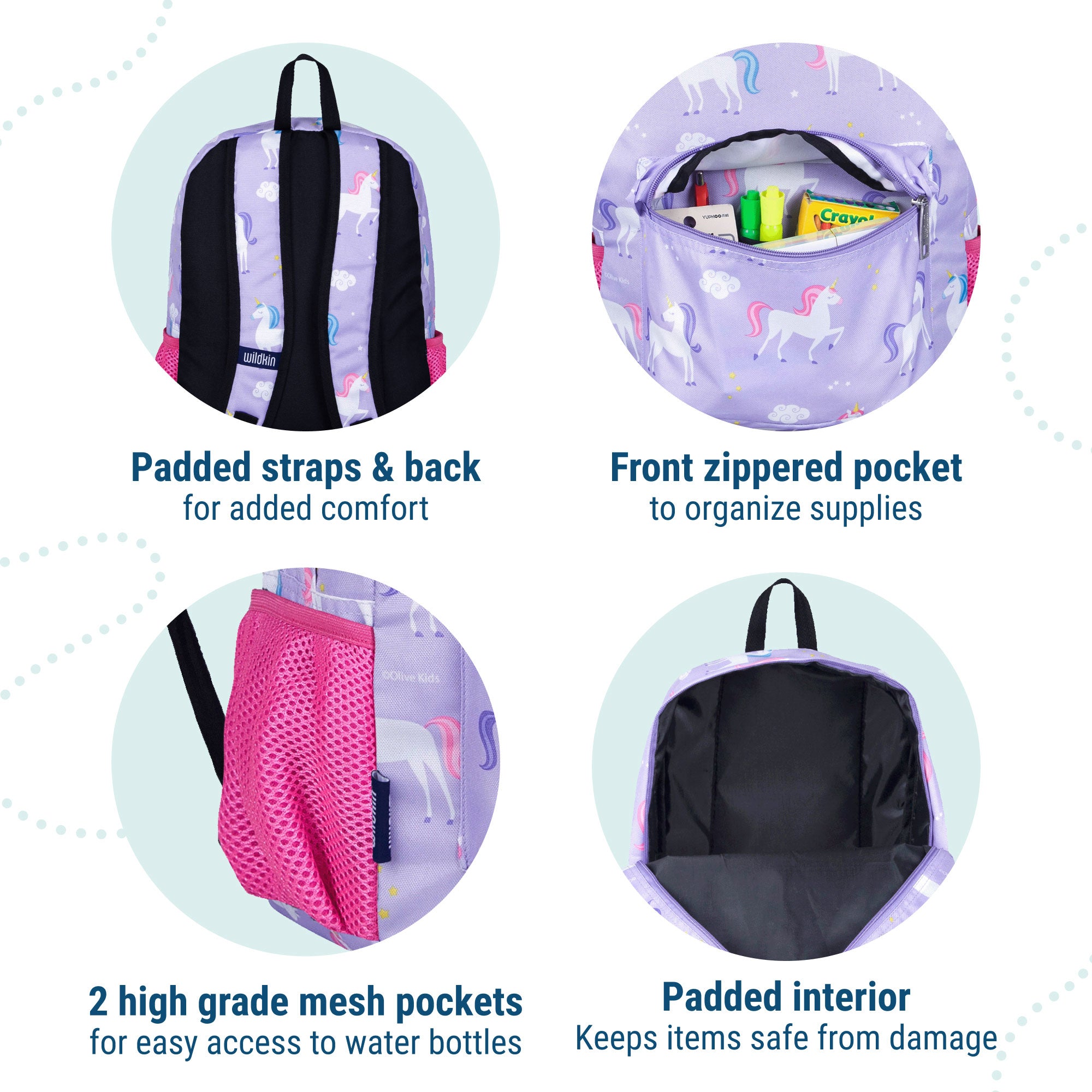 Unicorn 16 Inch Backpack