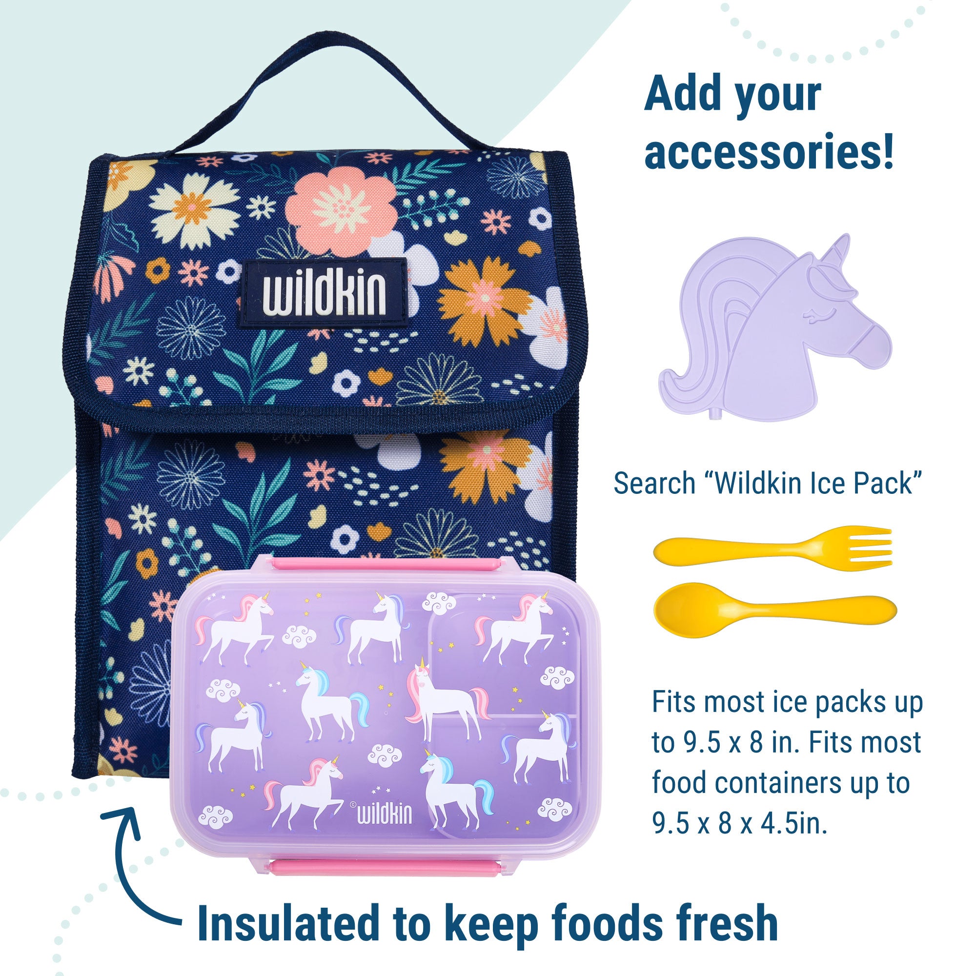 Wildflower Bloom Lunch Bag