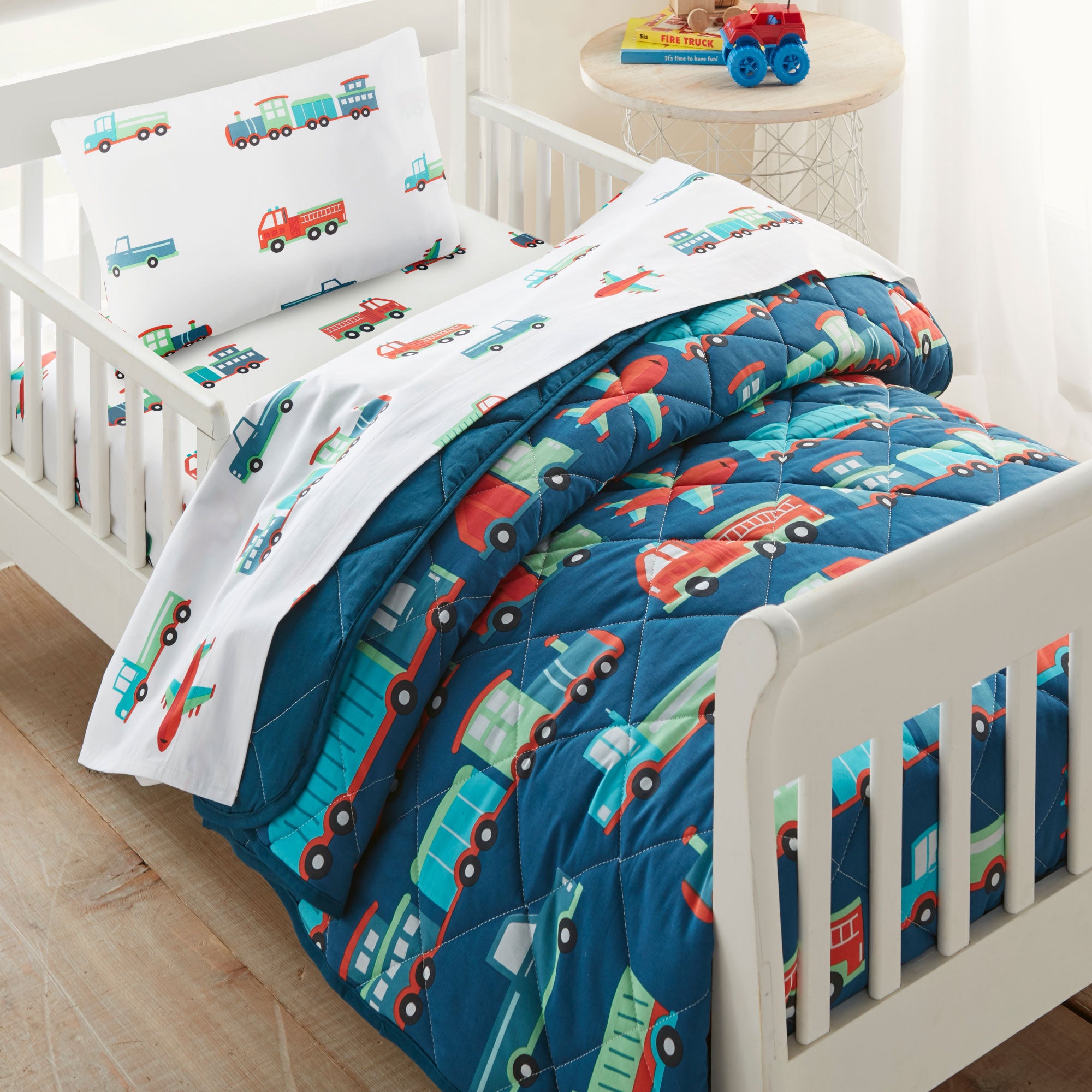 Transportation 100% Cotton Pillowcase