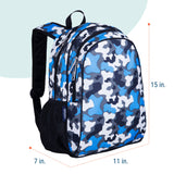 Blue Camo 15 Inch Backpack