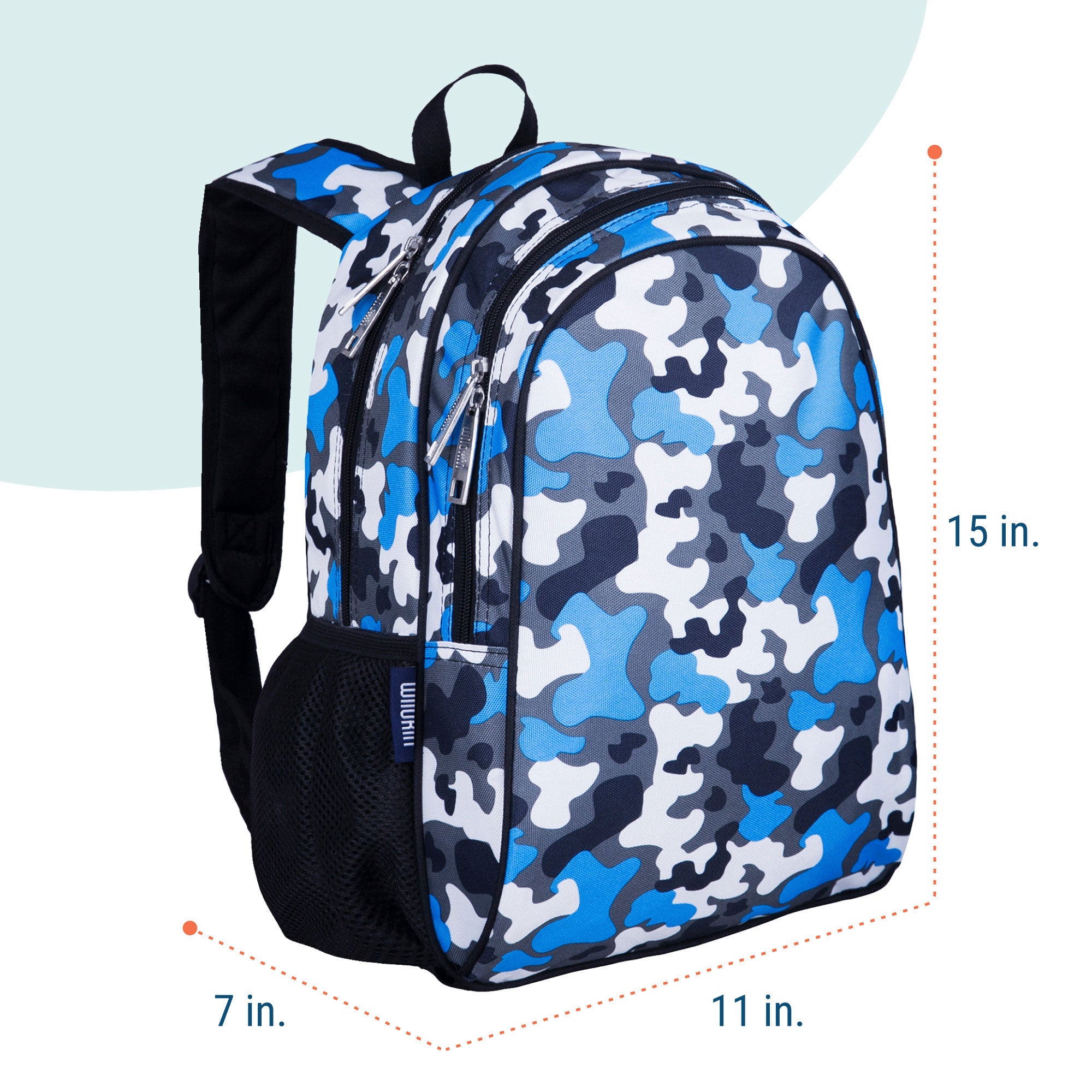 Blue Camo Backpack