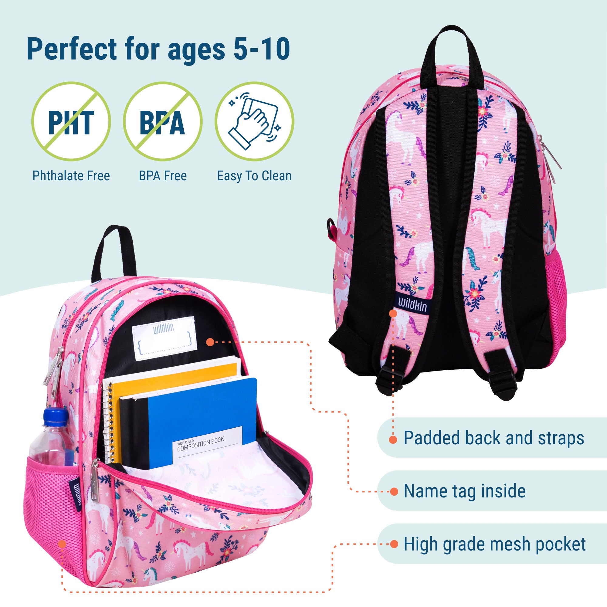 15 Inch Backpack - Girls