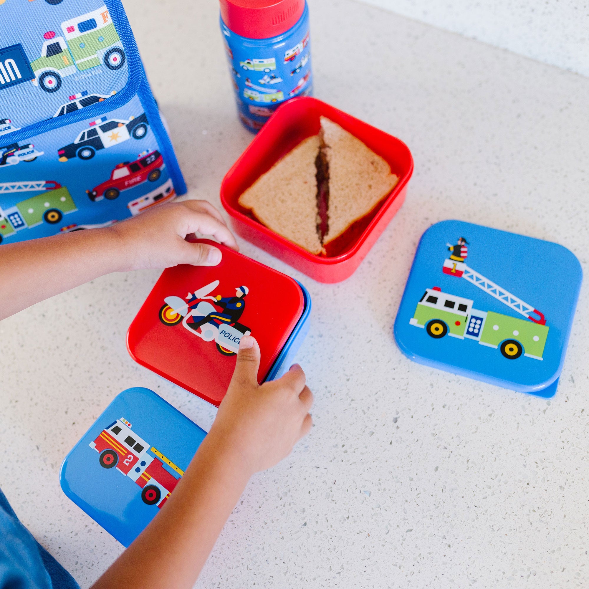 Heroes Nested Snack Containers