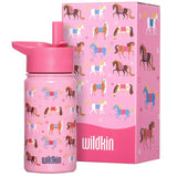 Horses 14 oz Steel Water Bottle