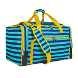 Blue Stripes Weekender Duffel Bag