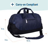 Rip-Stop Blue Overnighter Duffel Bag