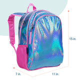 Mermaid Scales 15 Inch Backpack