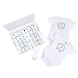 Botanical Seize The Moment Baby Milestone Onesies, 1 Through 12 Bodysuit Set With Numbers