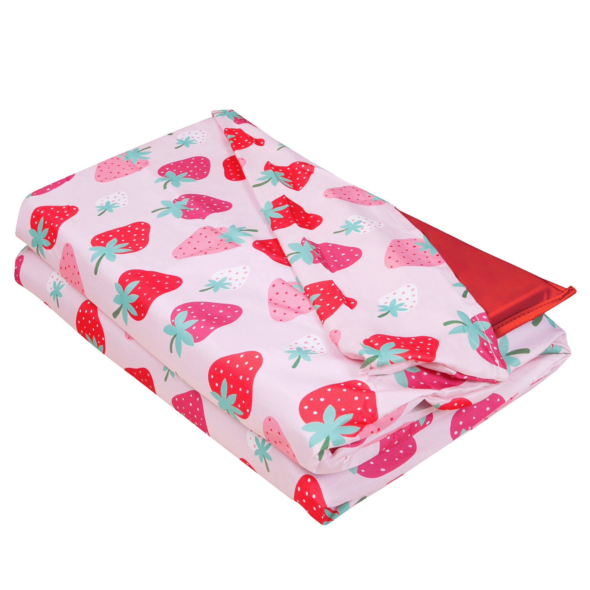 Strawberry Patch Microfiber Rest Mat Cover