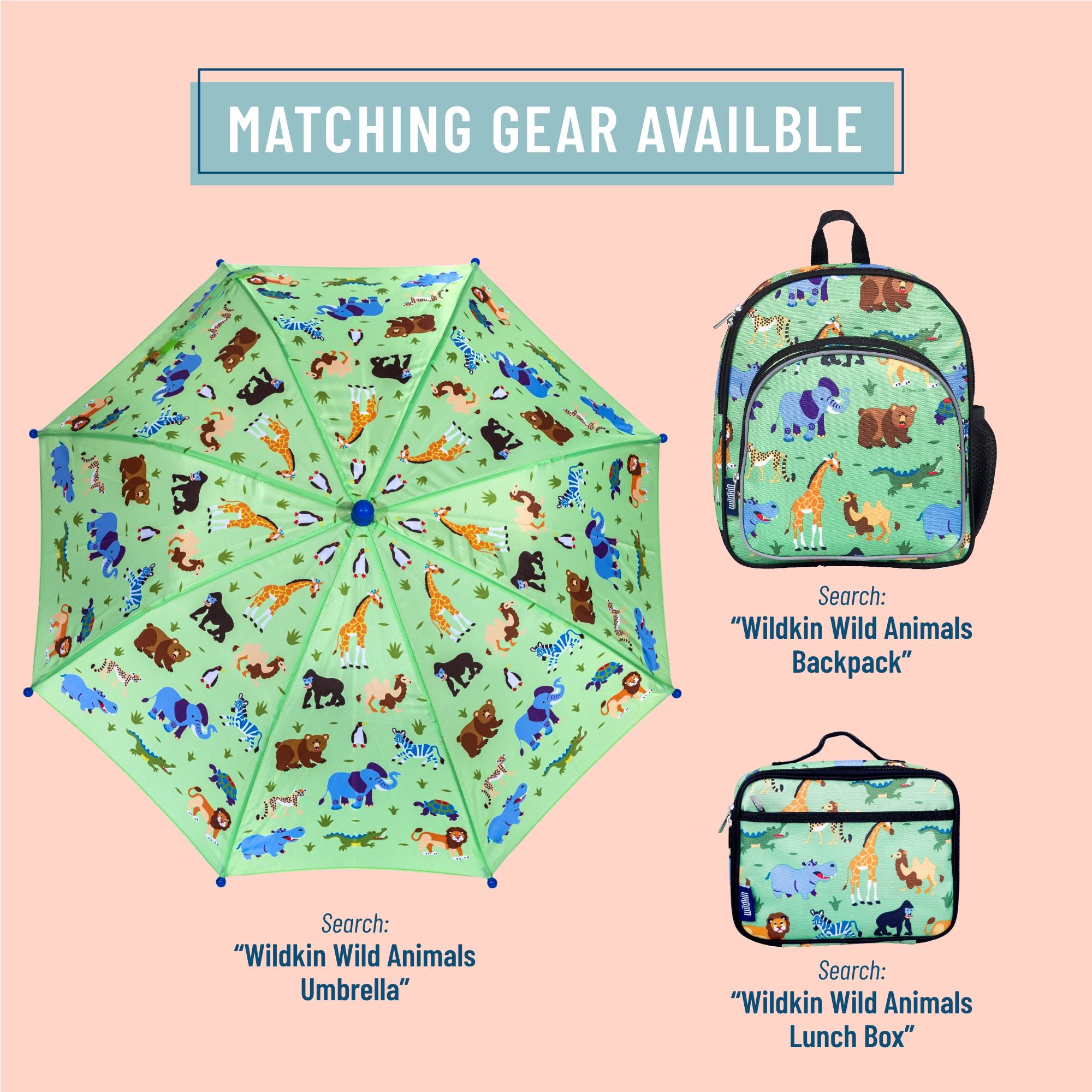 Wild Animals Rain Boots, size 5