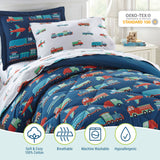 Transportation 5 pc Cotton Bed in a Bag - Twin
