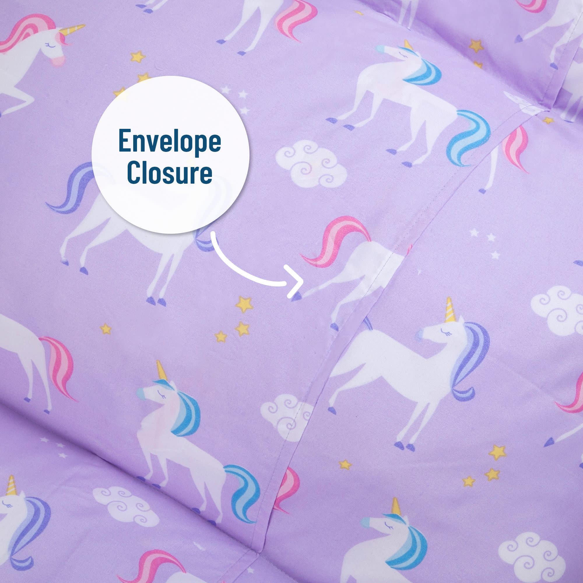 Unicorn Microfiber Pillow Lounger