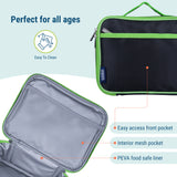 Rip-Stop Black/Green Lunch Box