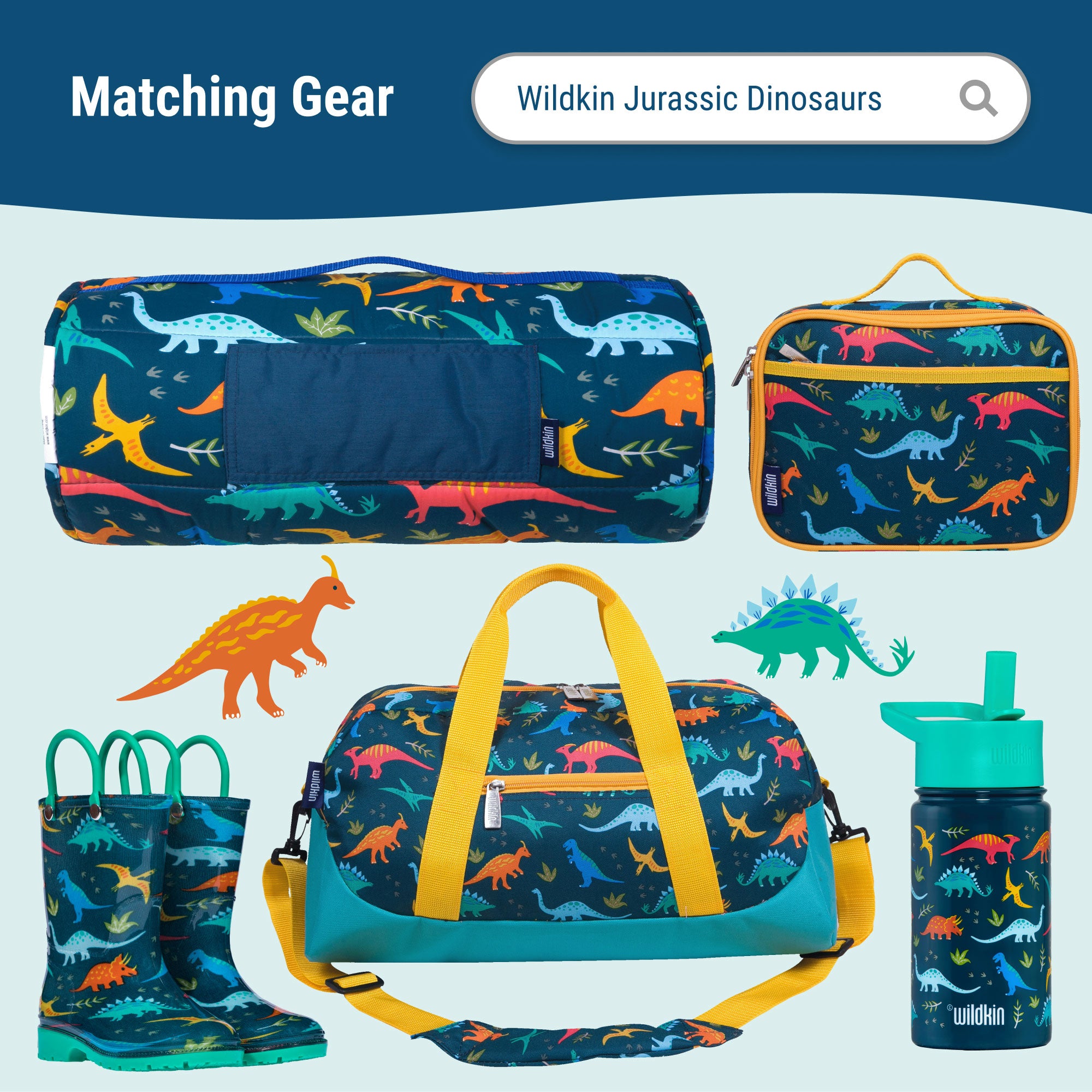 Jurassic Dinosaurs 16 inch Backpack