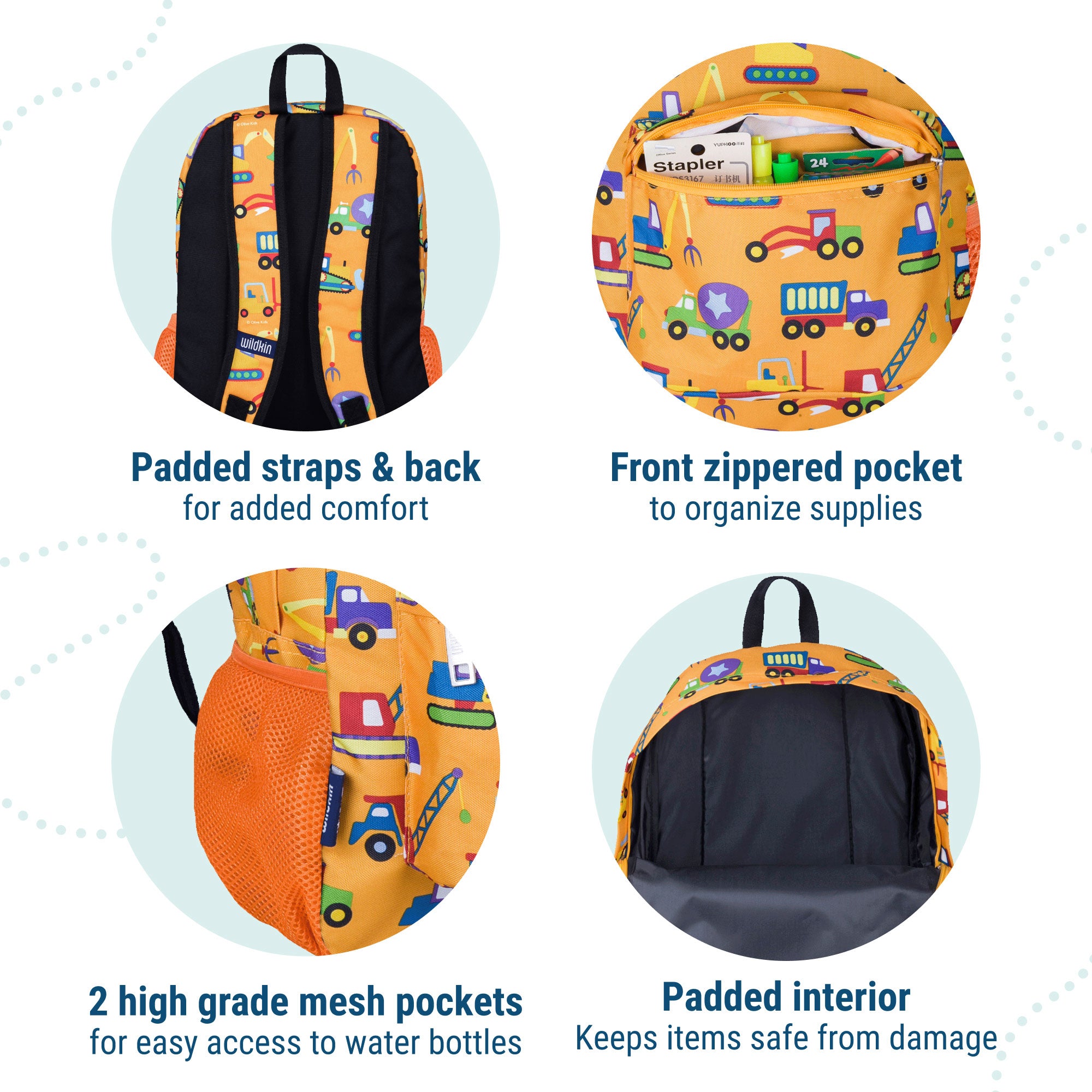 Under Construction 16 Inch Backpack