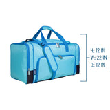 Aqua Weekender Duffel Bag