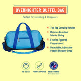 Sky Blue Overnighter Duffel Bag
