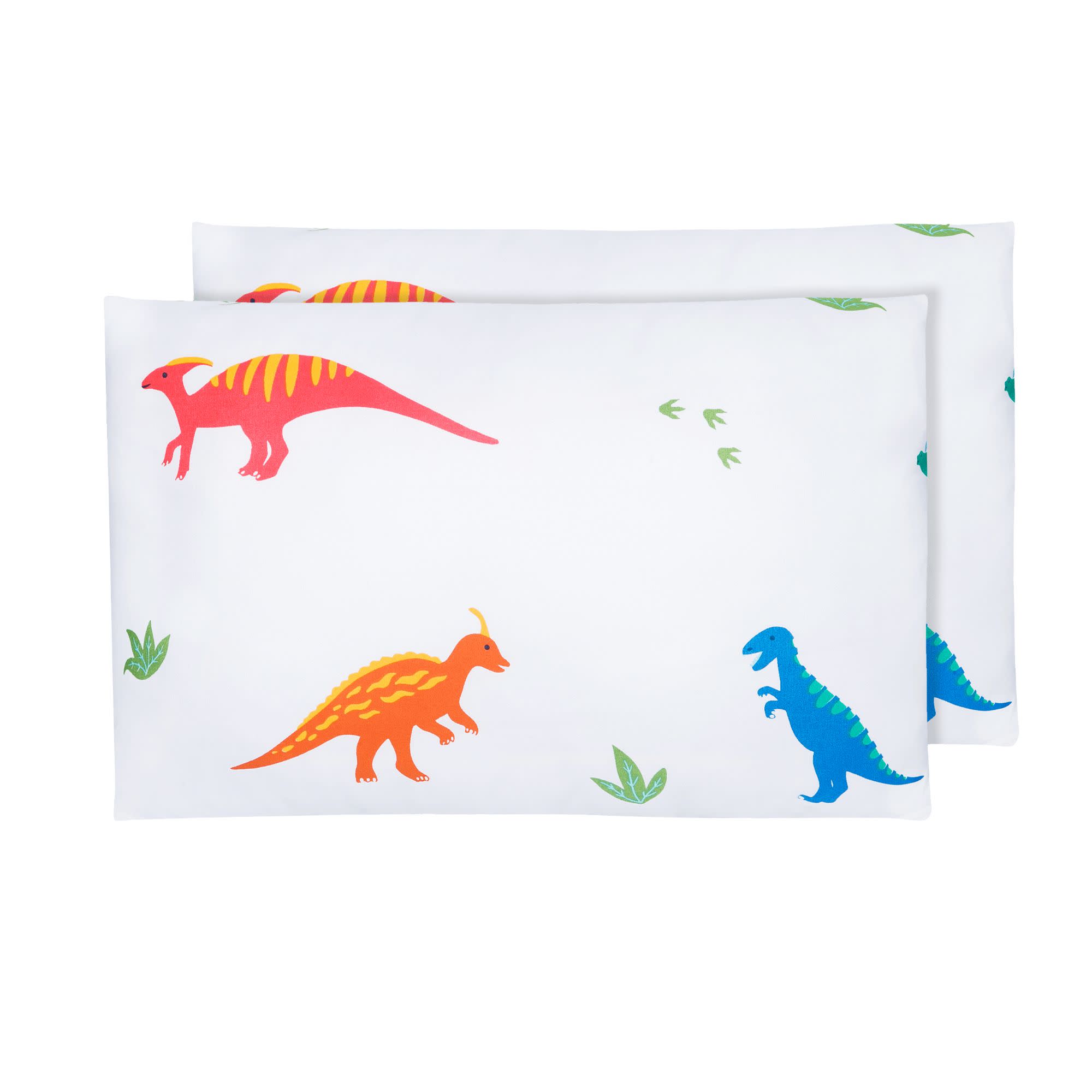 Jurassic Dinosaurs Microfiber Pillowcases - Toddler (2 pk)