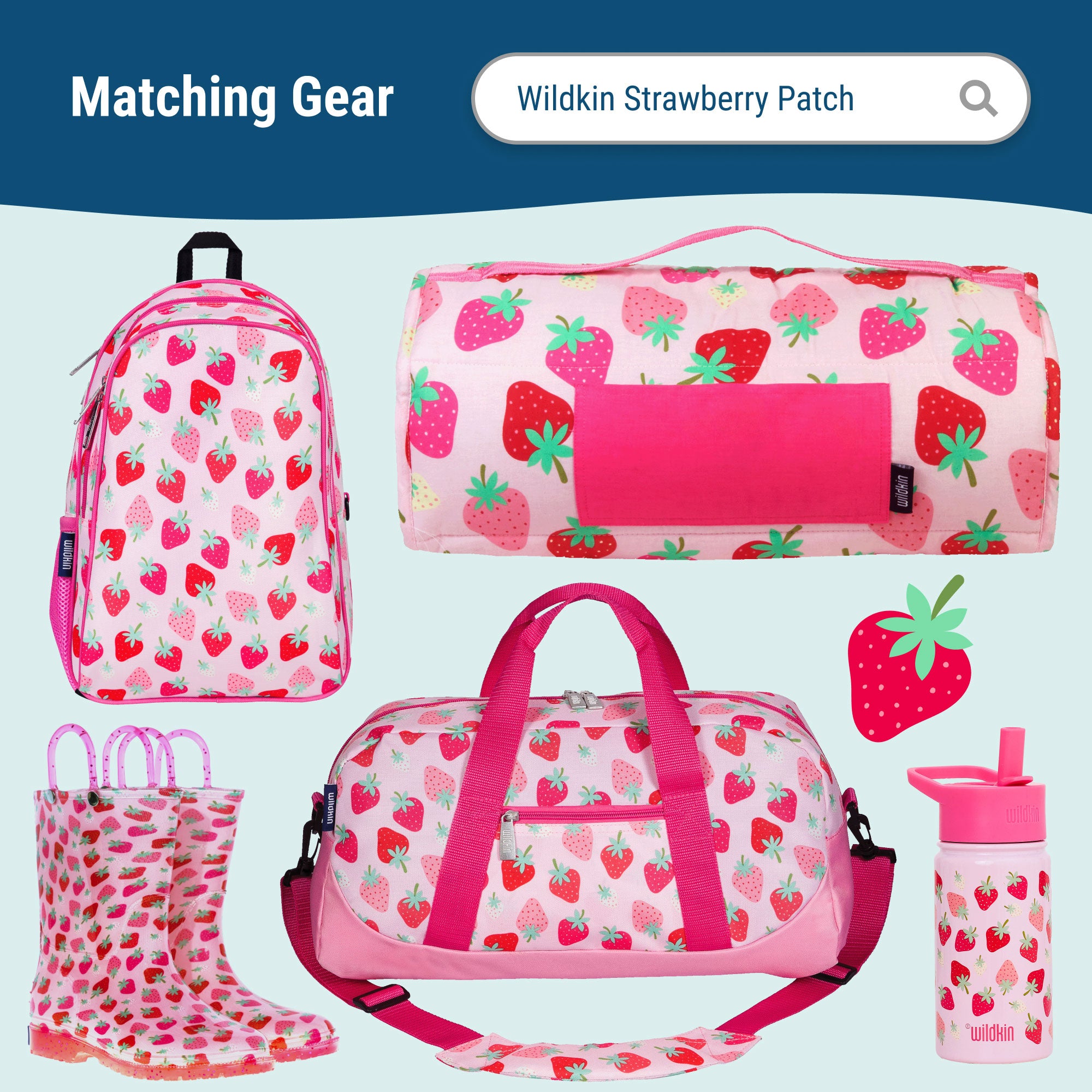 Strawberry Patch Lunch Bag