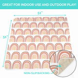 Baby Splat Mat - Boho Rainbow