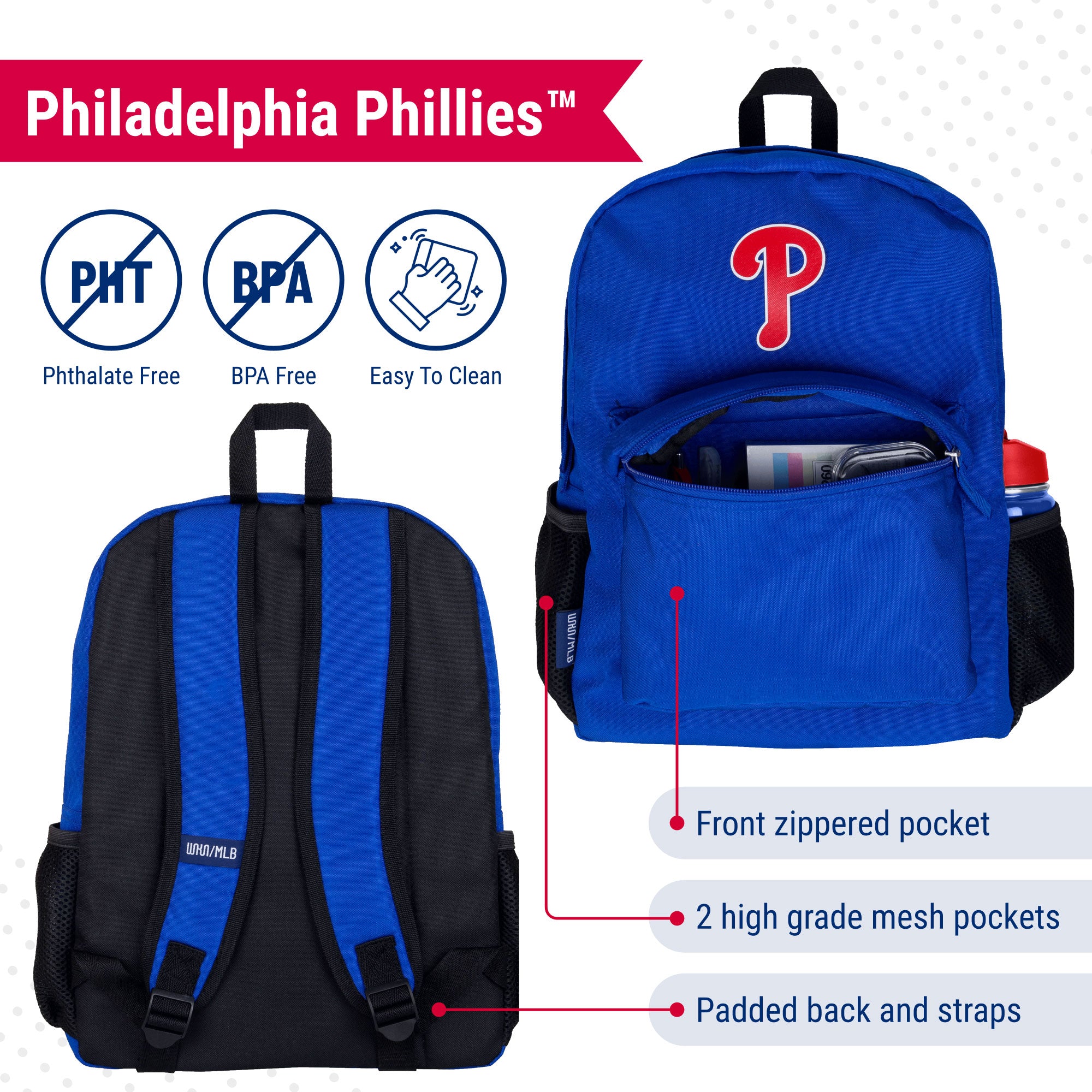 MLB 16 Inch Backpack