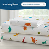 Jurassic Dinosaurs 100% Cotton Percale Pillow Cases - 2 pack